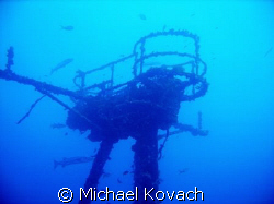 Barracuda surrounding the crow's nest on the Duane out of... by Michael Kovach 